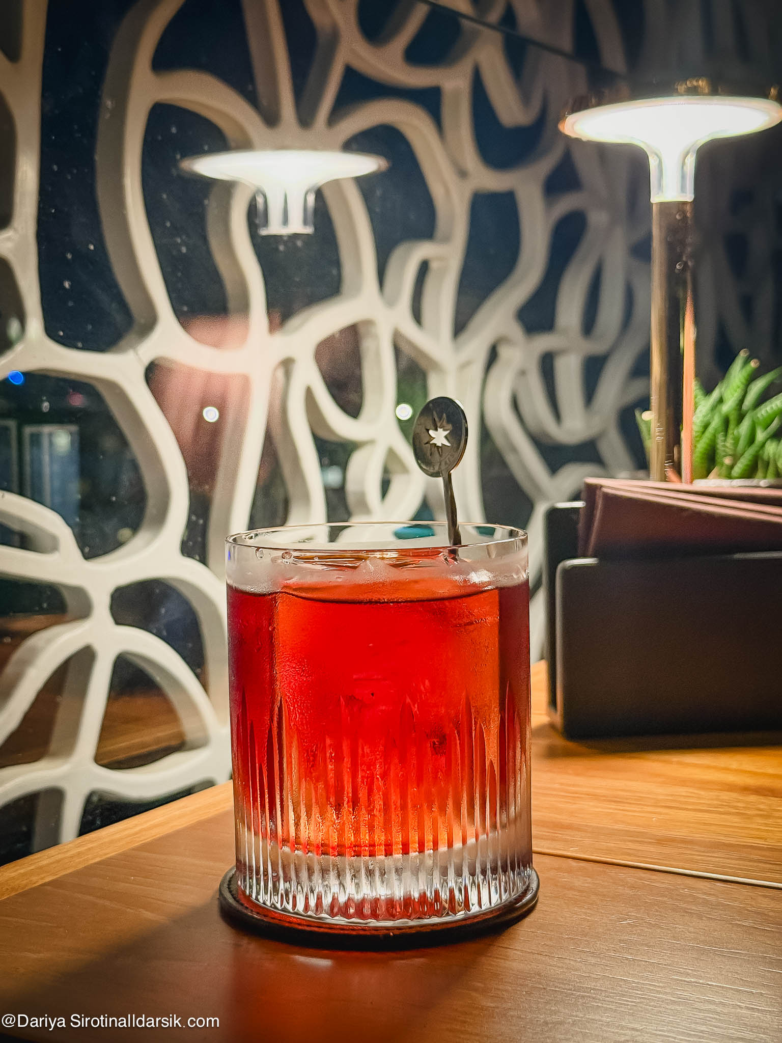 Negroni в отеле Bvlgari Dubai в ресторане Niko Romito