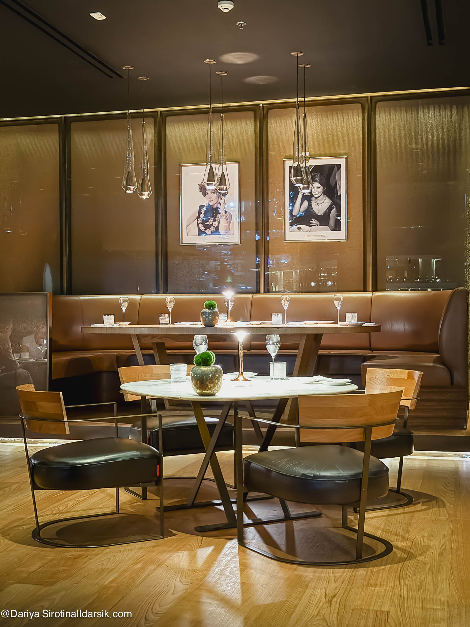Интерьер ресторана Niko Romito в отеле Bvlgari Dubai