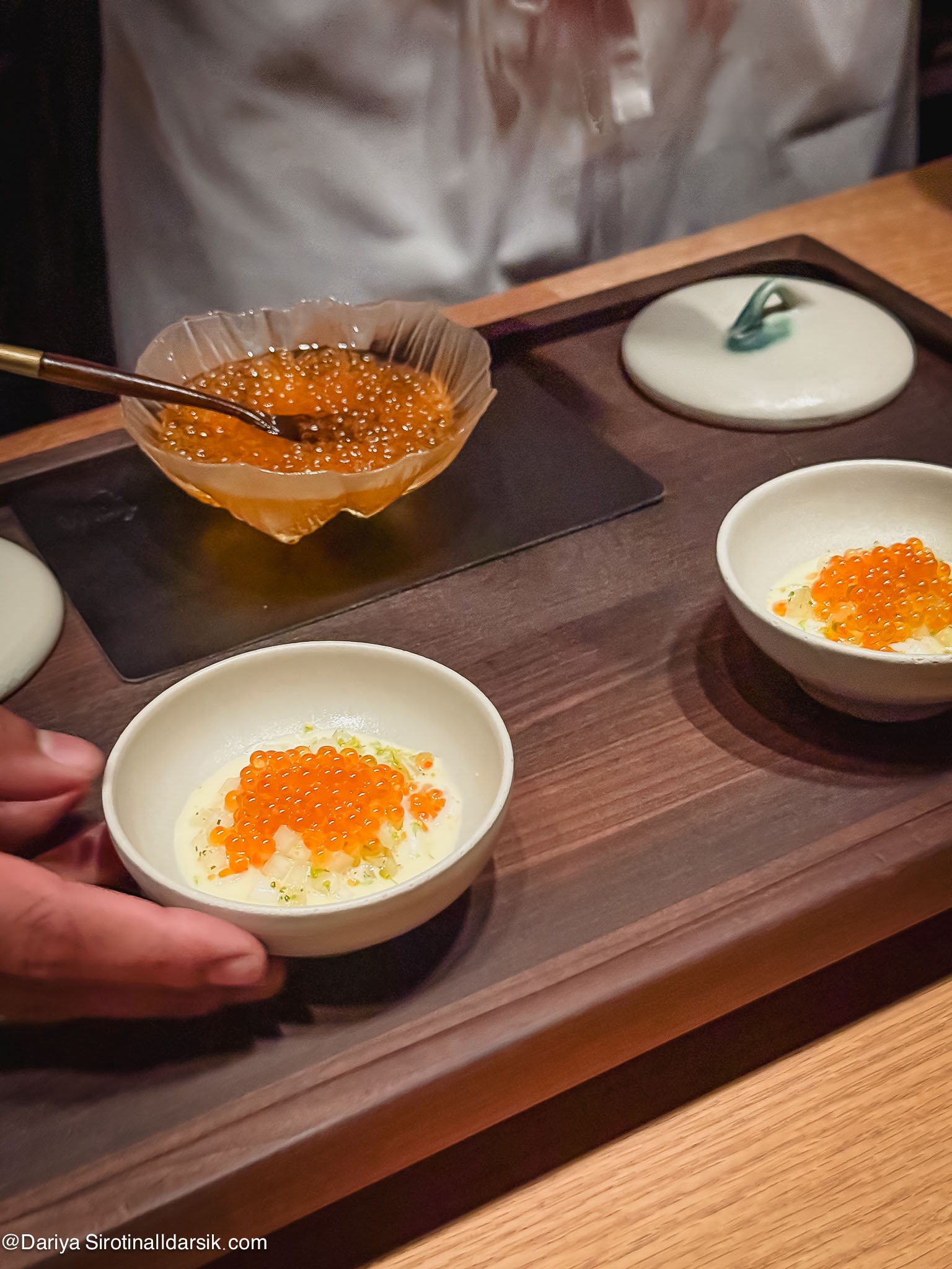 Сет-меню в ресторане FZN by Björn Frantzén в Дубае