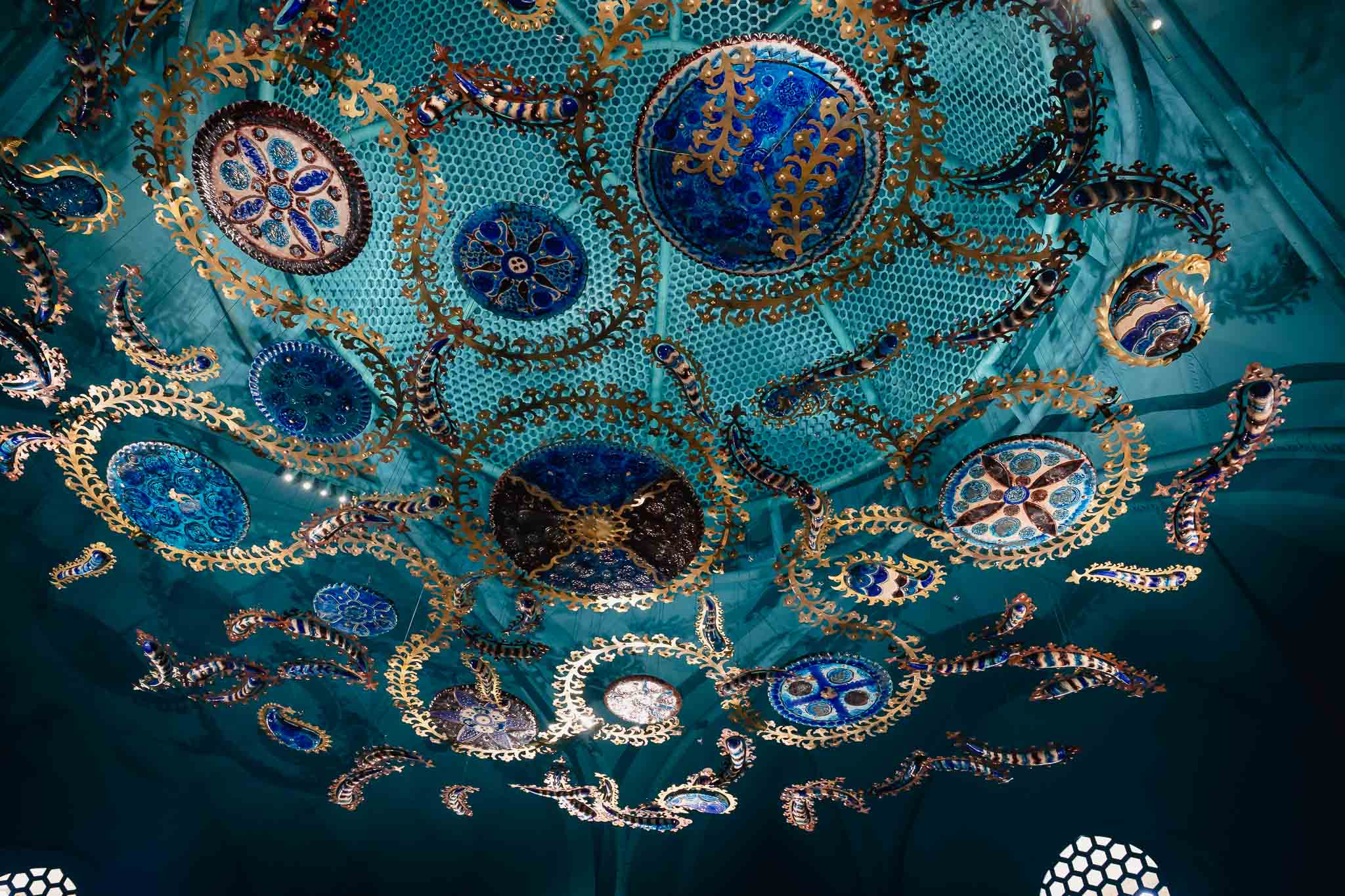 Инсталляция Абдулвахида Каримова на Бухарской биеннале