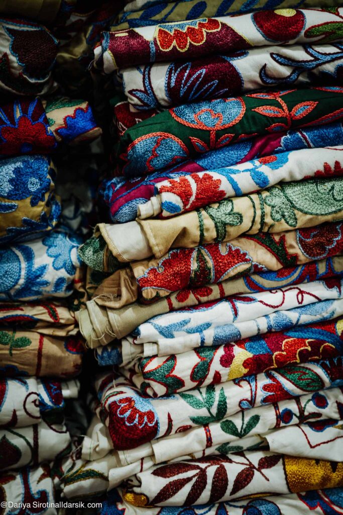 Узбекистан Дарья Сиротина авторские туры и маршруты - разнообразие узбекской вышивки