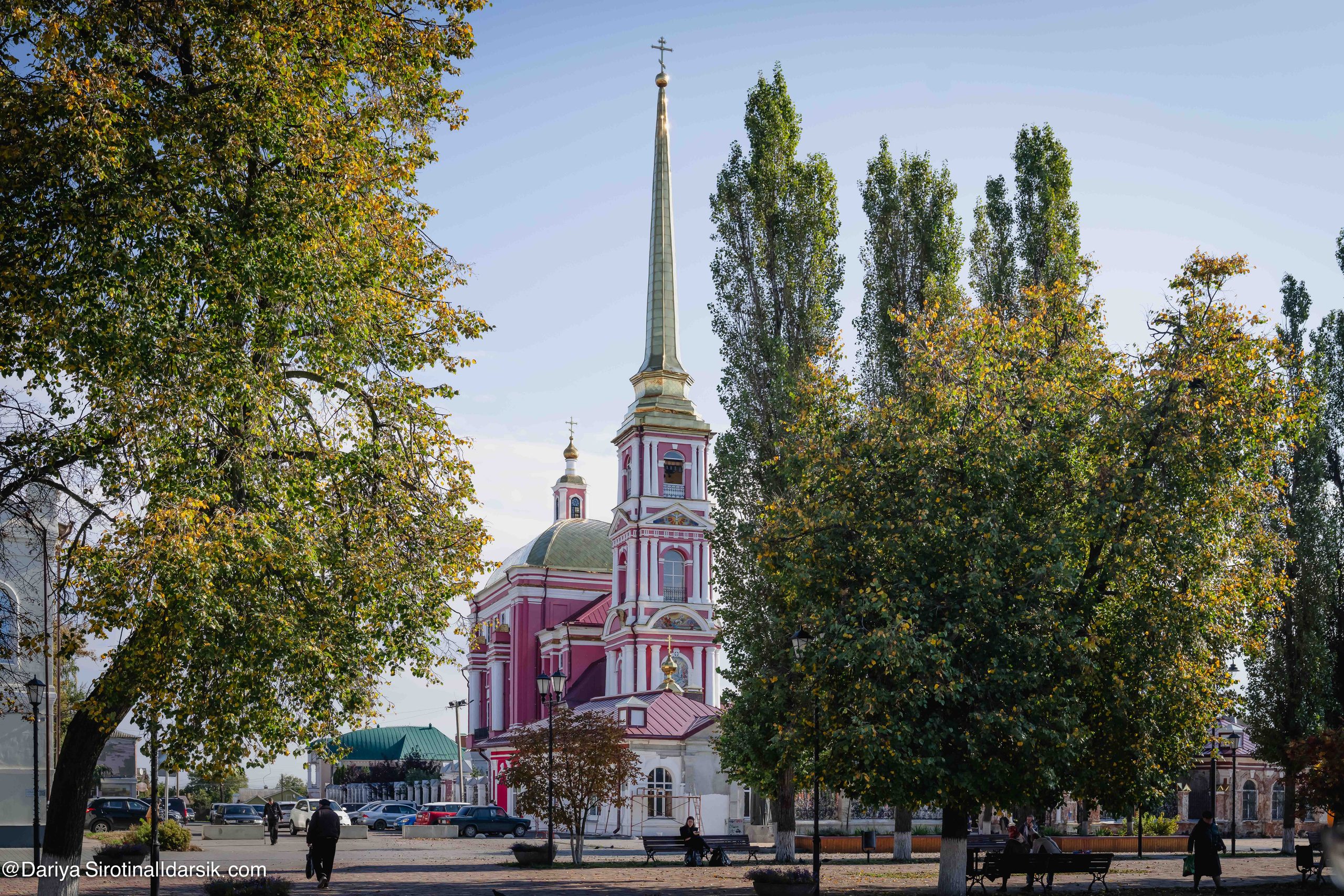 Ильинская церковь Мичуринск вид с террасы отеля Гостиный двор